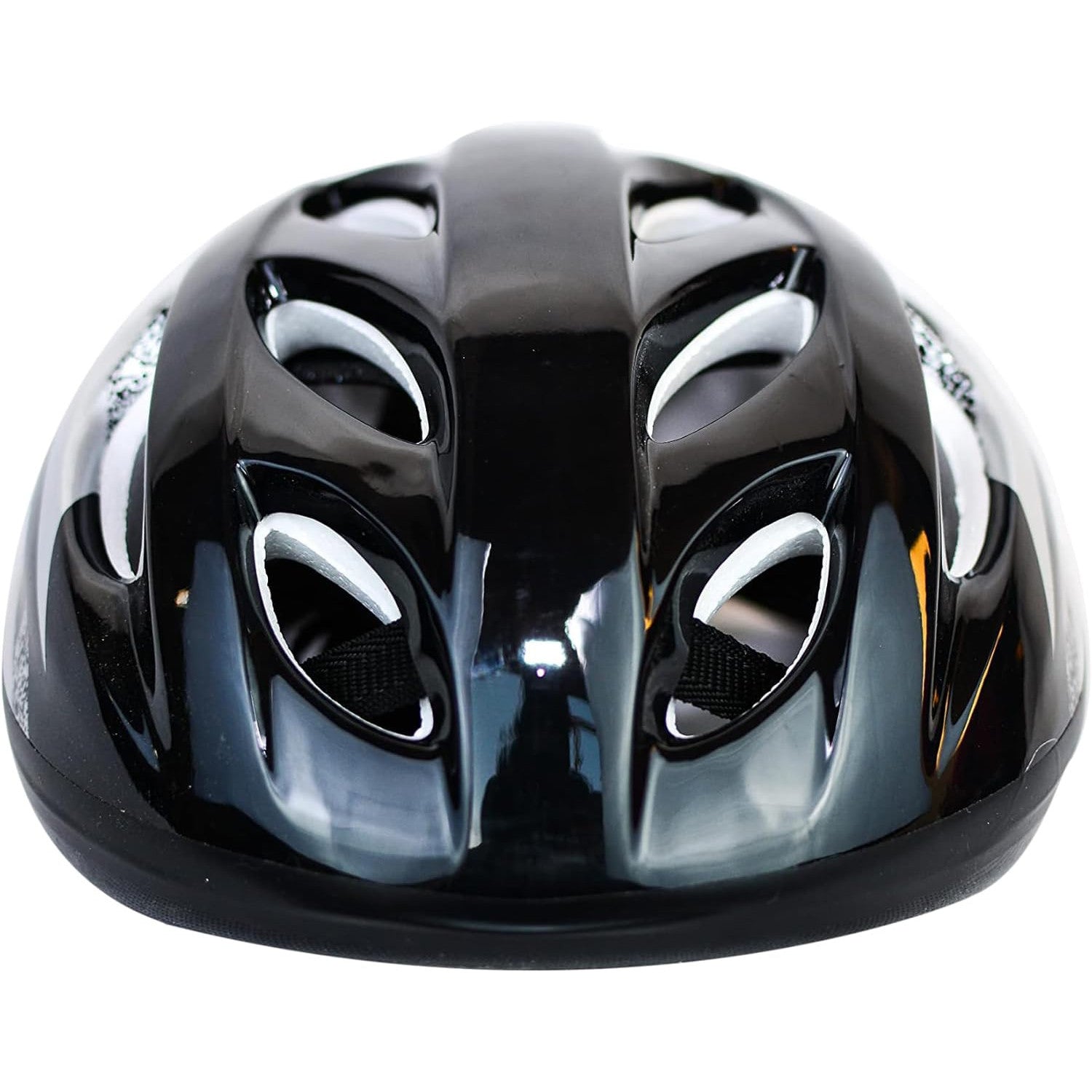 Lightweight Black & Silver All‑Sport Cycling Helmet for Adults